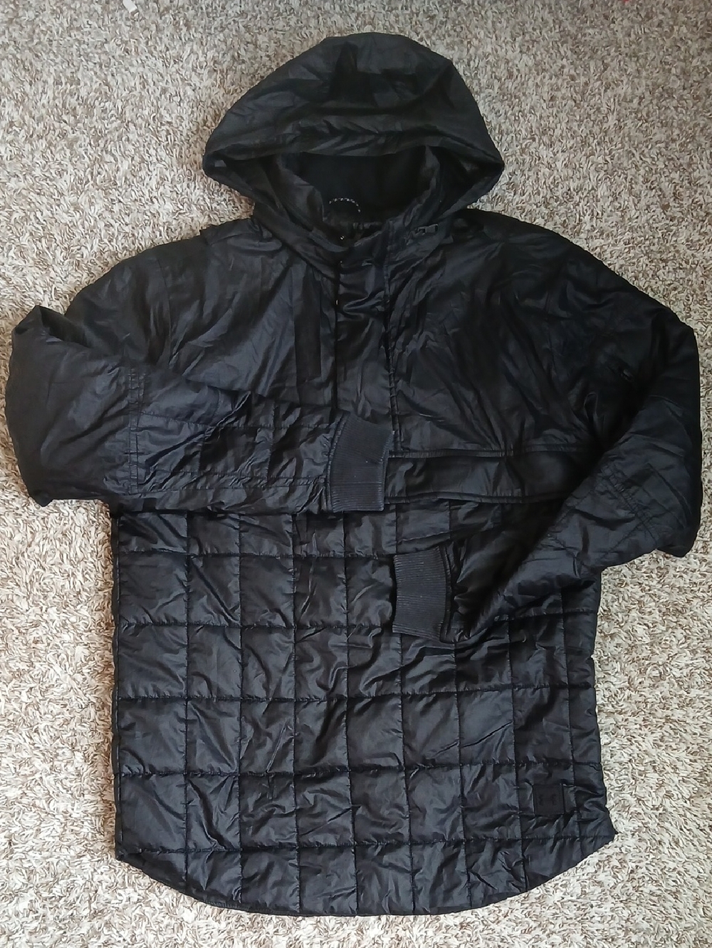 Under Armour Mens UA ColdGear Perpetual Insulated Jacket Black Quilted M VGUC